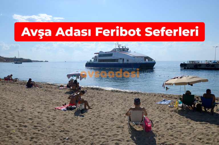 avsa adasi feribot seferleri